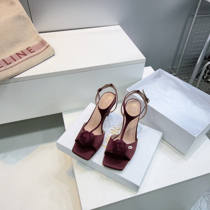 Dior 2026 Rose Sandal 95mm Satin Leather 843018