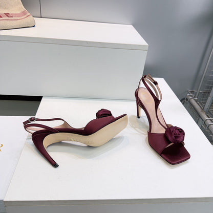 Dior 2026 Rose Sandal 95mm Satin Leather 843018