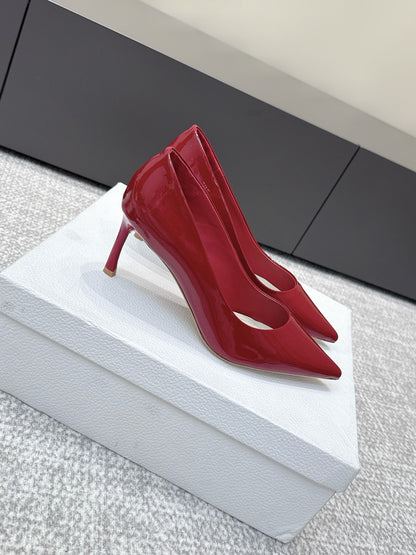 CD 26s High Heels Pump 85 Red Patent Leather 661474