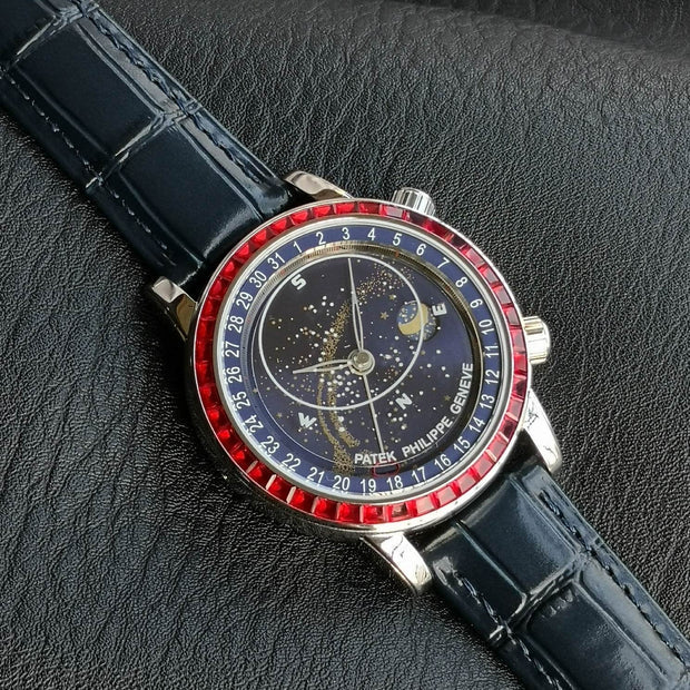 Patek Philippe Celestial Grand Complication 44mm Red Gemstones Blue Dial