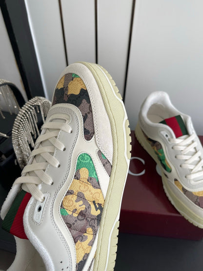 GG 26 Couple Sneakers White Multicolor Cowhide 631676