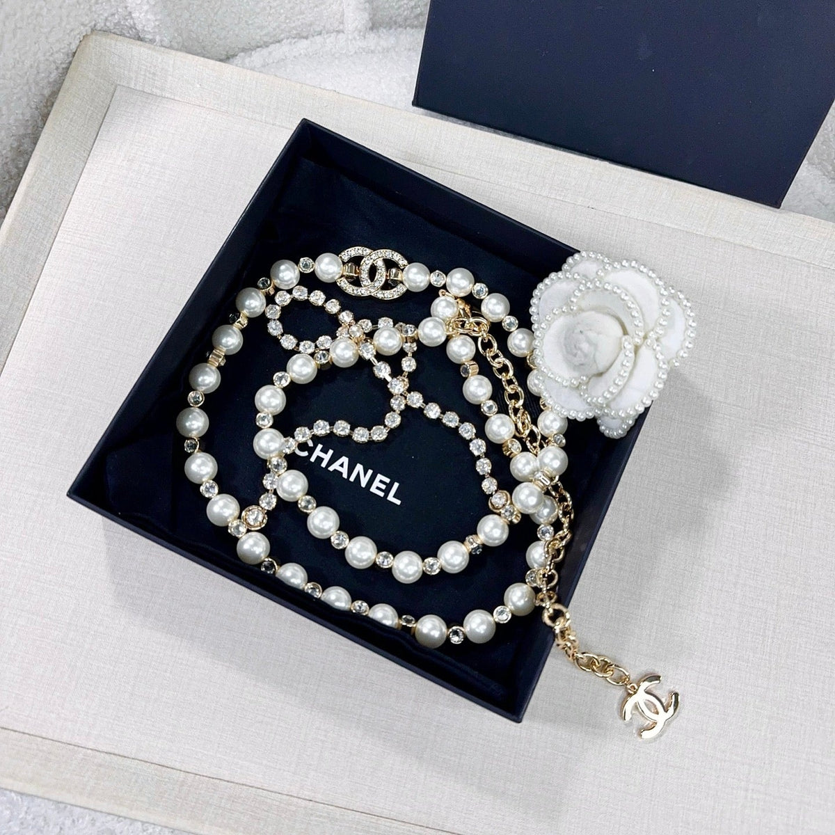 Chanel 2026 CC Logo Plaque Waist Belt 216573