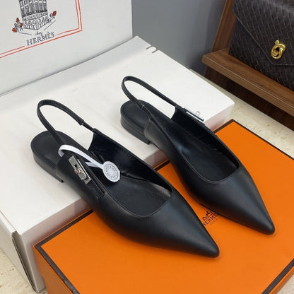 HM 26ss Slingback Flat Calfskin 607276