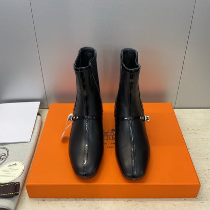 HM 26ss Lolita Chelsea Boots 40 Black Calfskin 607087