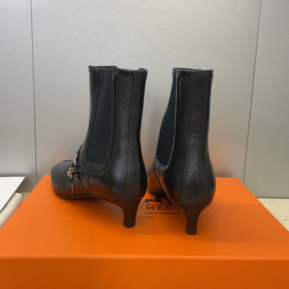 HM 26ss Lolita Chelsea Boots 40 Black Calfskin 607087