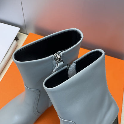 HM 26ss Lolita Chelsea Boots 80 Light Gray Calfskin 607088