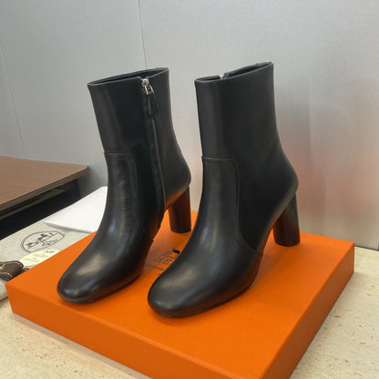HM 26ss Lolita Chelsea Boots 80 Black Calfskin 607089