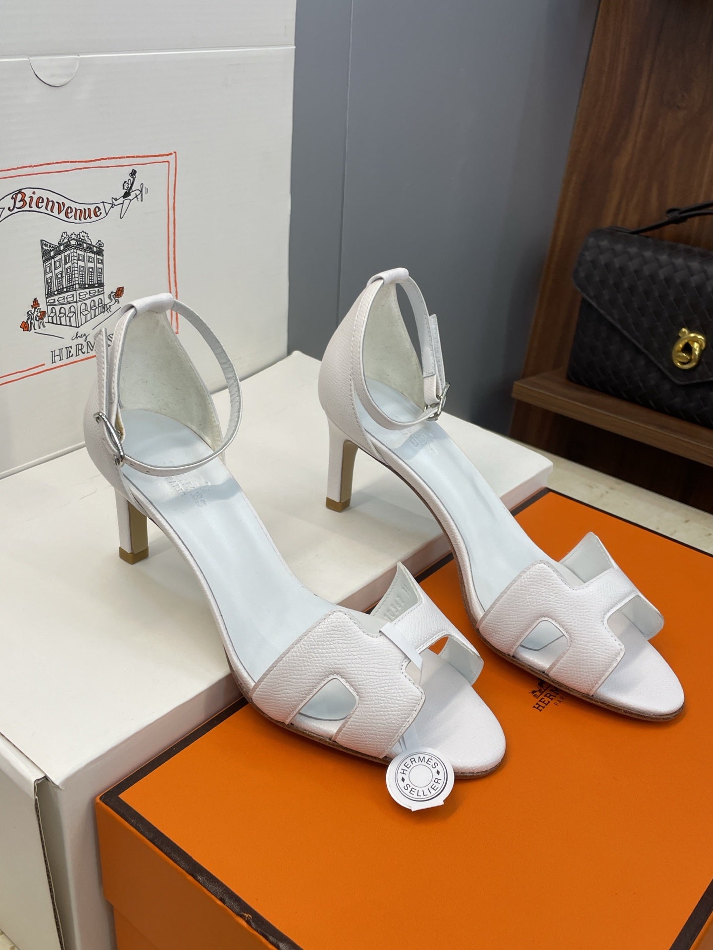 HM 26ss High Heel Sandals 70mm Cowhide
