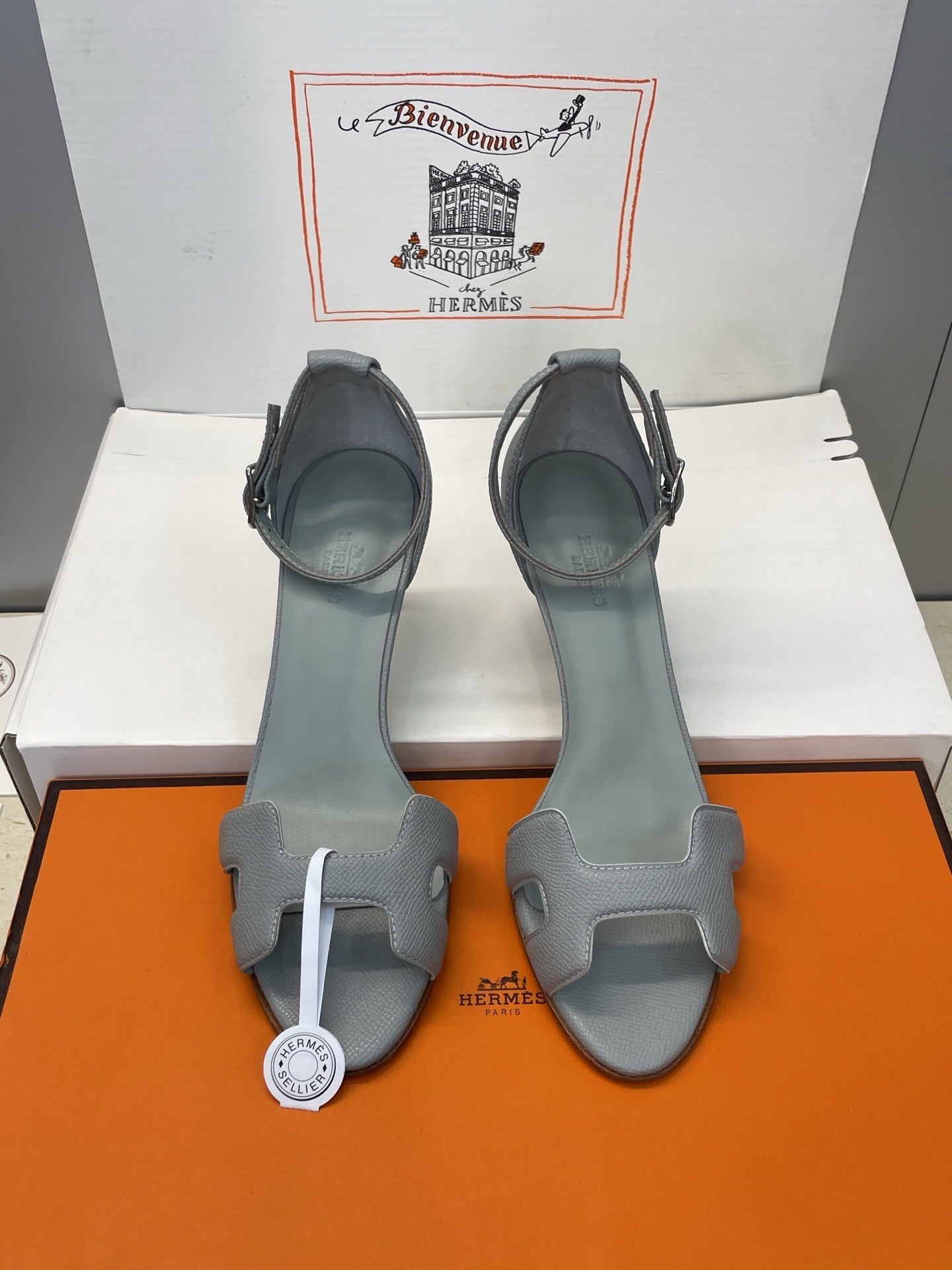 HM 26ss High Heel Sandals 70mm Cowhide