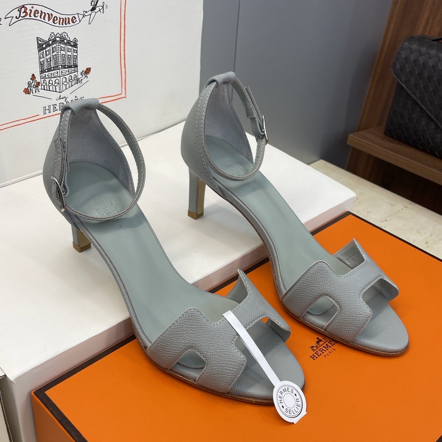HM 26ss High Heel Sandals 70mm Cowhide