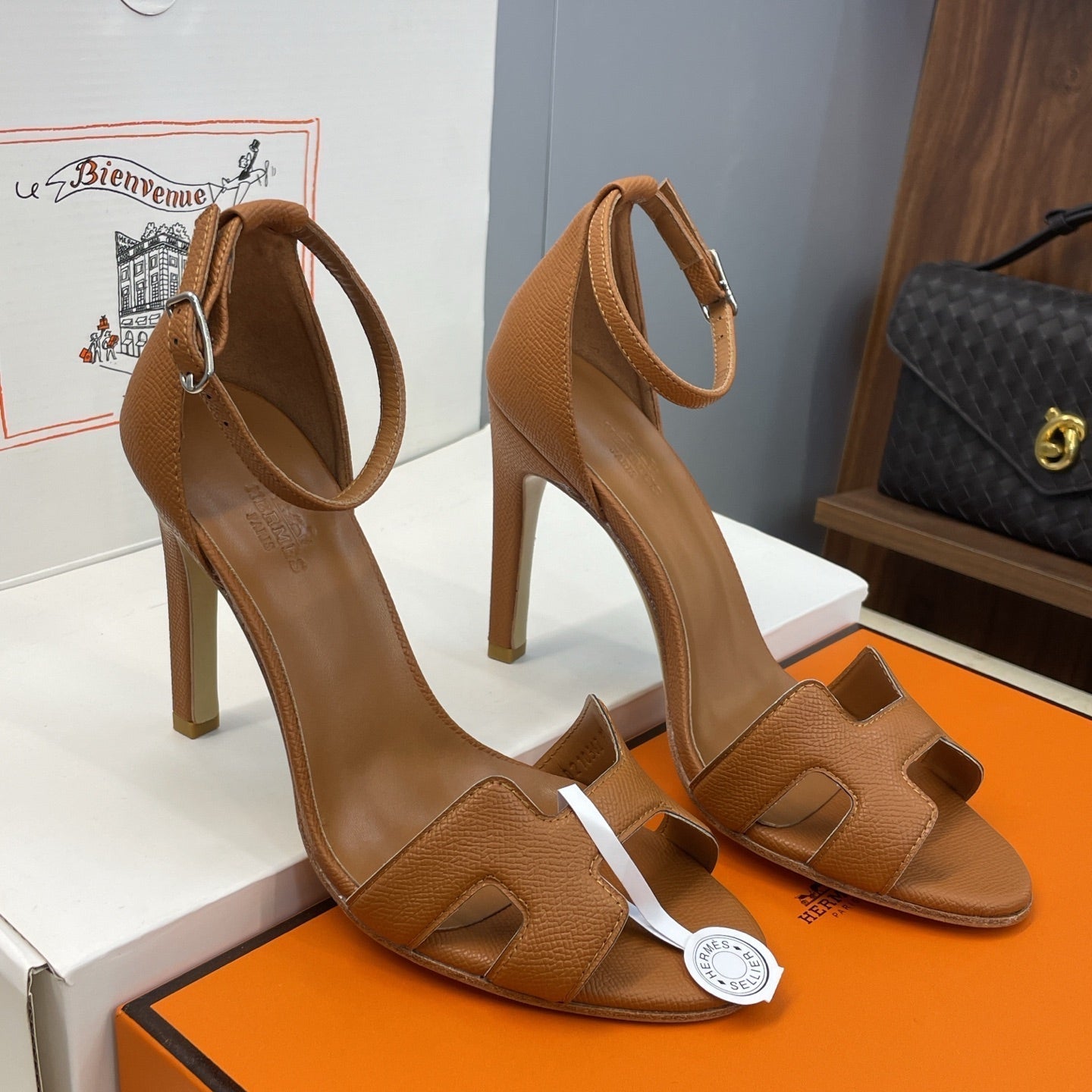 HM 26ss High Heel Sandals 105 Cowhide 607131