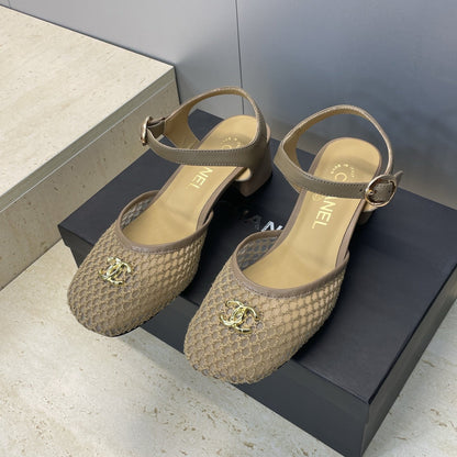 CC 26 Slingback Pump 45mm Mesh Sheepskin