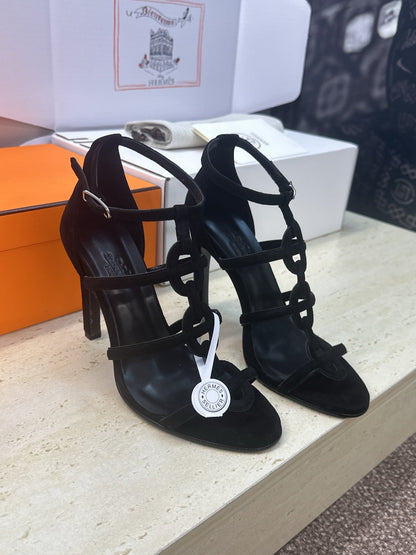 HM 26ss High Heels Sandals 95 Suede