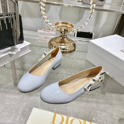 CD 26 Lolita Ballet Flats 30 Baby Blue Patent Leather 679730