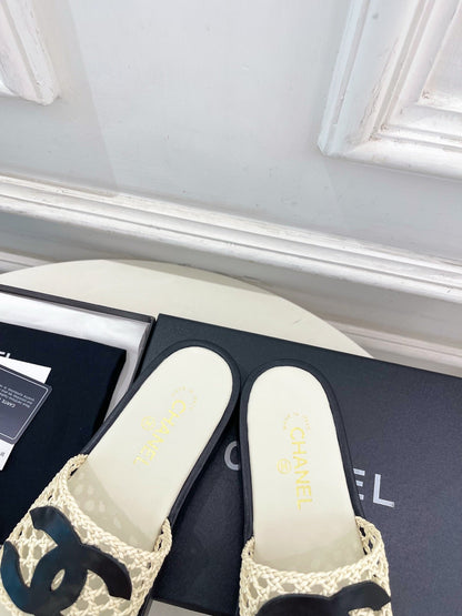 Chanel 2026 Platform Slippers Sheepskin 831543