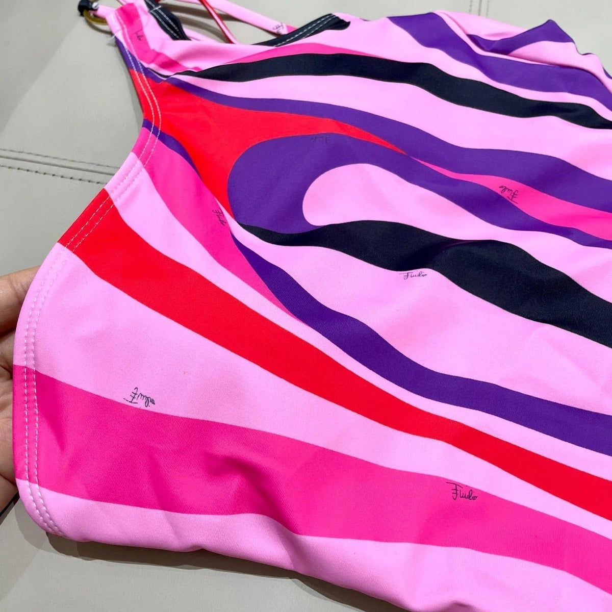 PUCCI BIKINI 25S BODYSUIT IN 740906