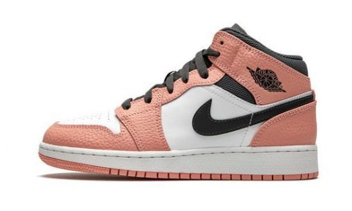 Jordan 1 Mid Pink Quartz 555112 Sneakers - Basketball Legend