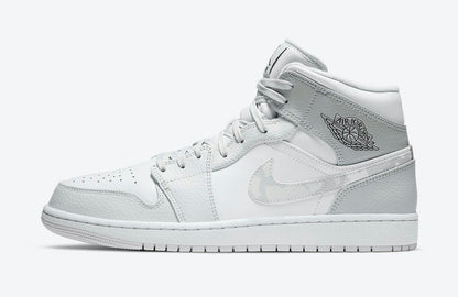 Jordan 1 MID SE GS Grey Camo Swoosh DC9035 Sneakers - Hype Release