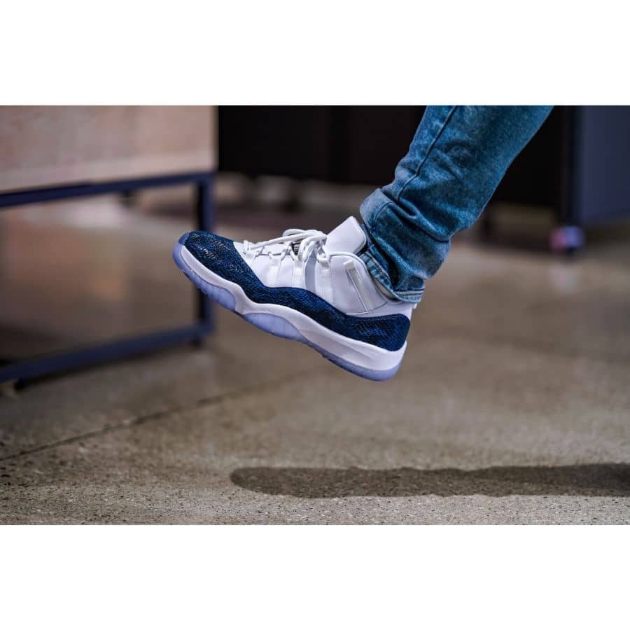 Jordan 11 Retro Low Snake Navy Sneakers - Legend Status