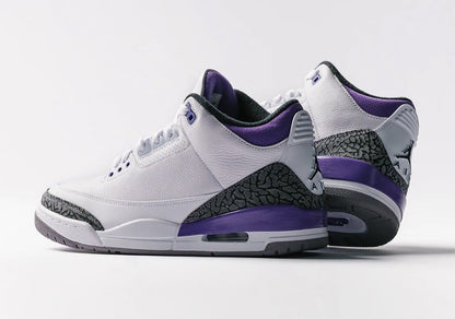 Jordan 3 Retro Dark Iris Sneakers - Collaboration Release