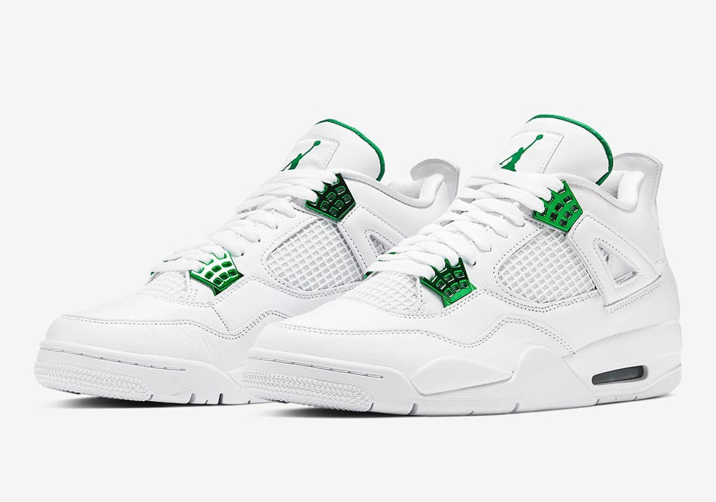 Jordan 4 Retro Golf Metallic Green Sneakers - OG Colorway