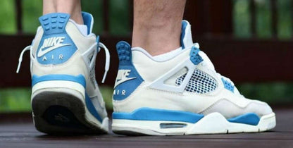 Jordan 4 Retro Golf Military Blue Sneakers - Court Classic