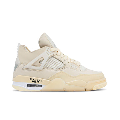 Off-White x Wmns Air Jordan 4 SP Sail CV9388-100 Sneakers - Retro Runner